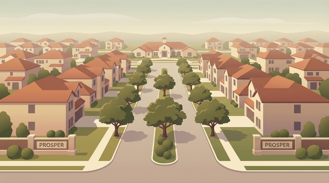 Prosper, Texas homes and neighborhood