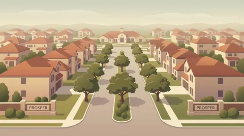 Prosper, Texas homes and neighborhood